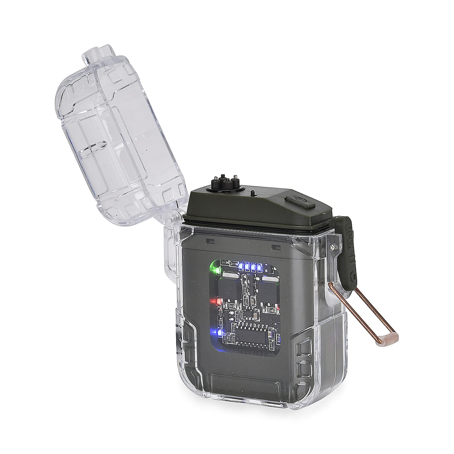 ARC IGNITION Portable - Rechargeable COB Lamp with Storage Box (400 mAh Battery) - Green