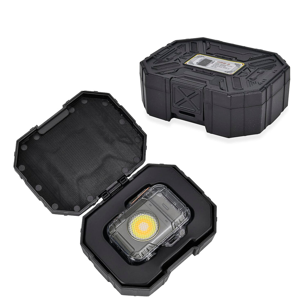 ARC IGNITION Portable - Rechargeable COB Lamp with Storage Box (400 mAh Battery) - Green
