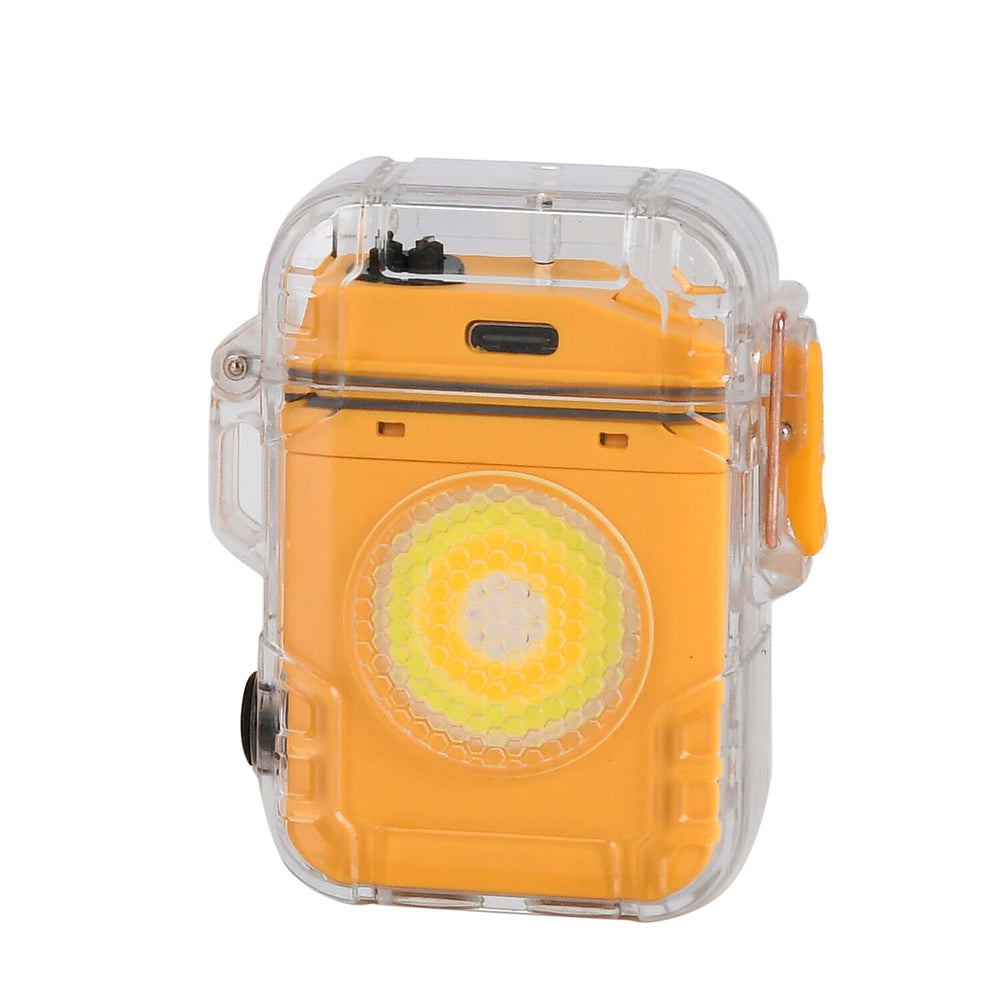 ARC IGNITION Portable - Rechargeable COB Lamp with Storage Box (400 mAh Battery) - Yellow