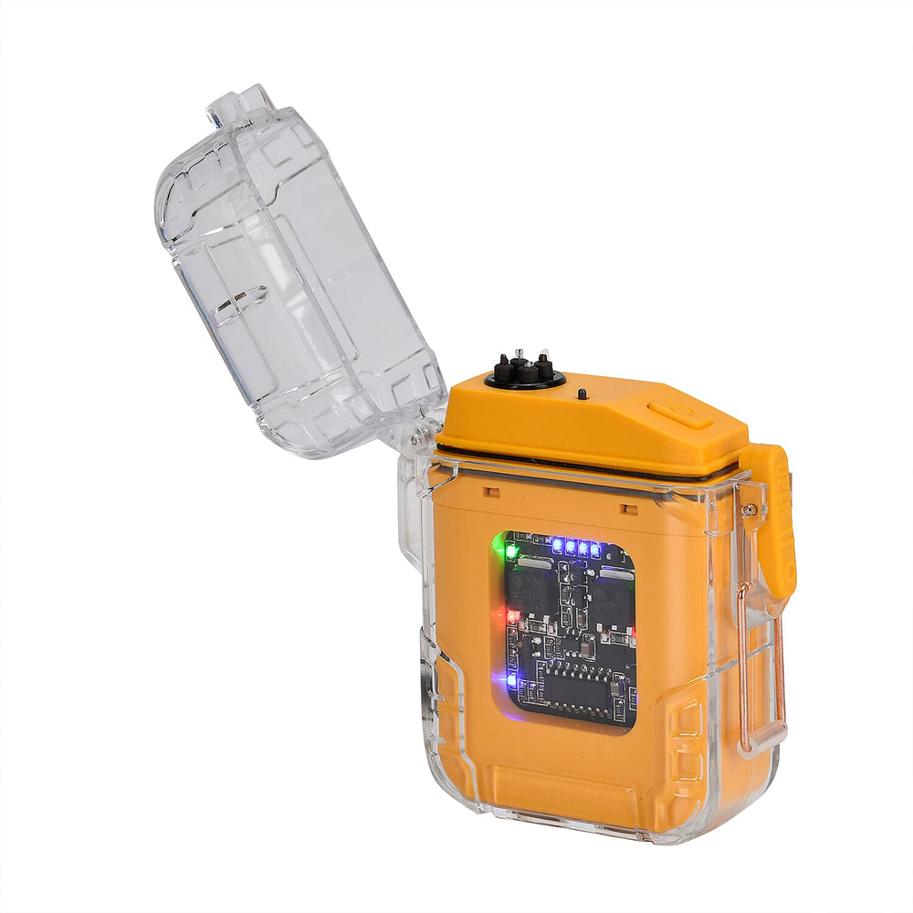 ARC IGNITION Portable - Rechargeable COB Lamp with Storage Box (400 mAh Battery) - Yellow