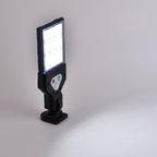 Solar Powered Motion Sensor Lamp with 3 Modes & SOS Flash with Remote - (12.5 x 8.5cm) Black