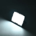 Multifunctional Rechargable Power Bank and LED Flood Light with Powerful 5600 Lumin (Battery Cap. 4000mAh) - Silver