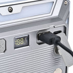 Multifunctional Rechargable Power Bank and LED Flood Light with Powerful 5600 Lumin (Battery Cap. 4000mAh) - Silver
