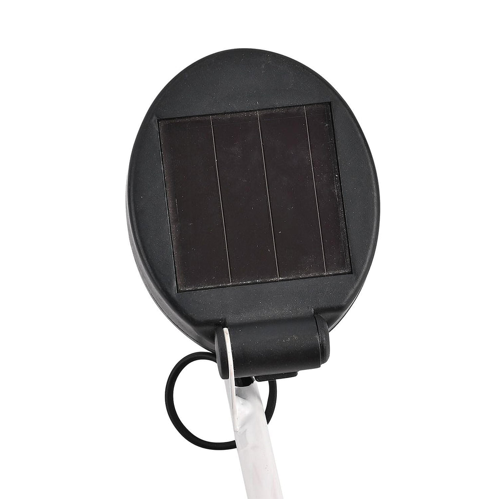 Solar Snowman Garden Stake Warm LED Light - White