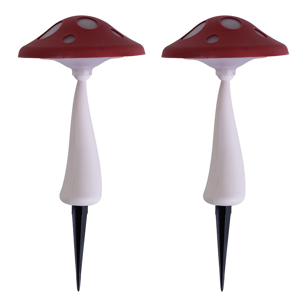 Solar Light Red and White Toadstool with Multicolour Light.