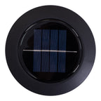 Set of 2 - Outdoor Decorative Pathway Solar Garden Lights - Black