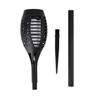 Set of 6 - Garden Flame Solar Waterproof LED Lights (Batteries Included) - Black
