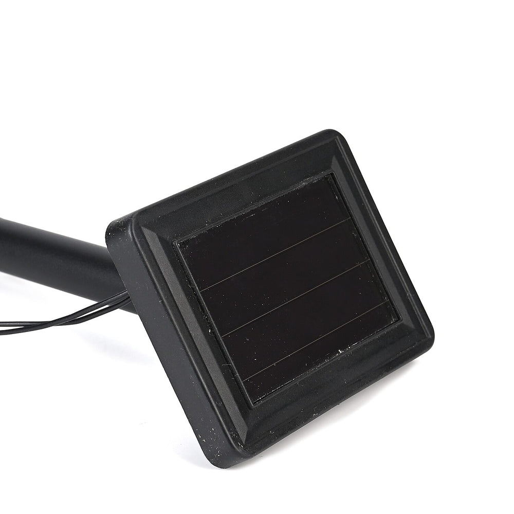 Set of 4 Waterproof Butterfly Print Solar Pathway Light - White