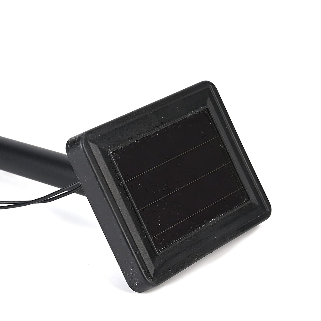 Set of 4 Waterproof Butterfly Print Solar Pathway Light - White