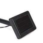 Set of 4 Waterproof Butterfly Print Solar Pathway Light - White