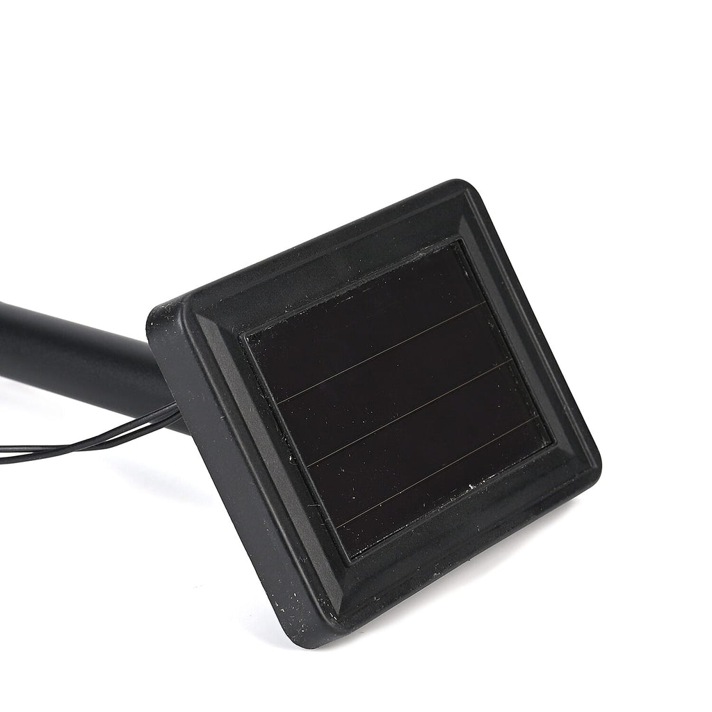 Set of 4 Waterproof Paw Print Solar Pathway Light - White