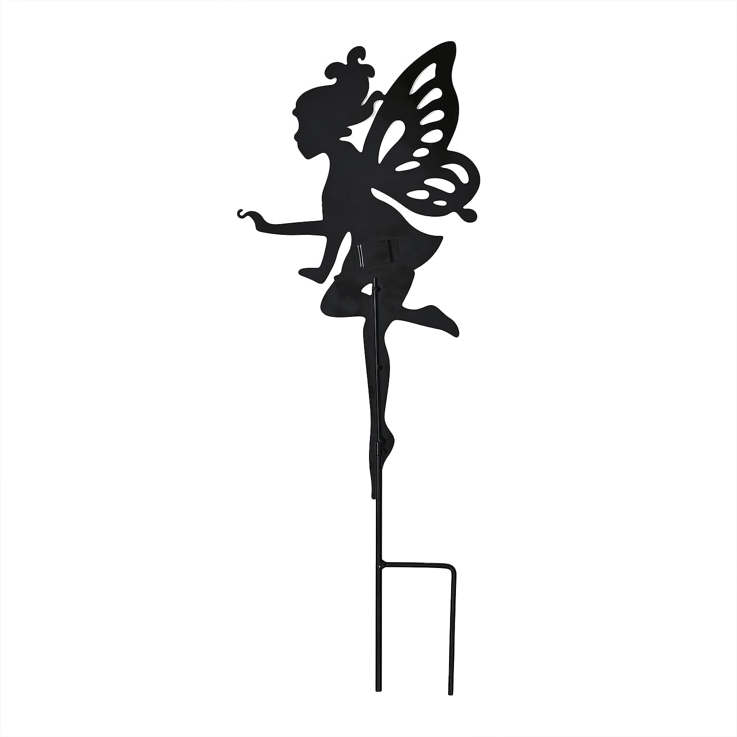 Fairy Silhouette Solar Lantern - Black