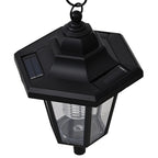 Fairy Silhouette Solar Lantern - Black