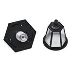 Fairy Silhouette Solar Lantern - Black