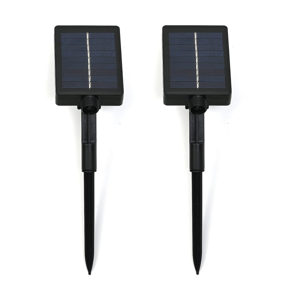 Lowest Price Offer - Set of 4 Solar Butterfly Lights- 6 Warm LEDs, 8 Lighting Modes & 500mah Battery Incl. (70cm) - Black