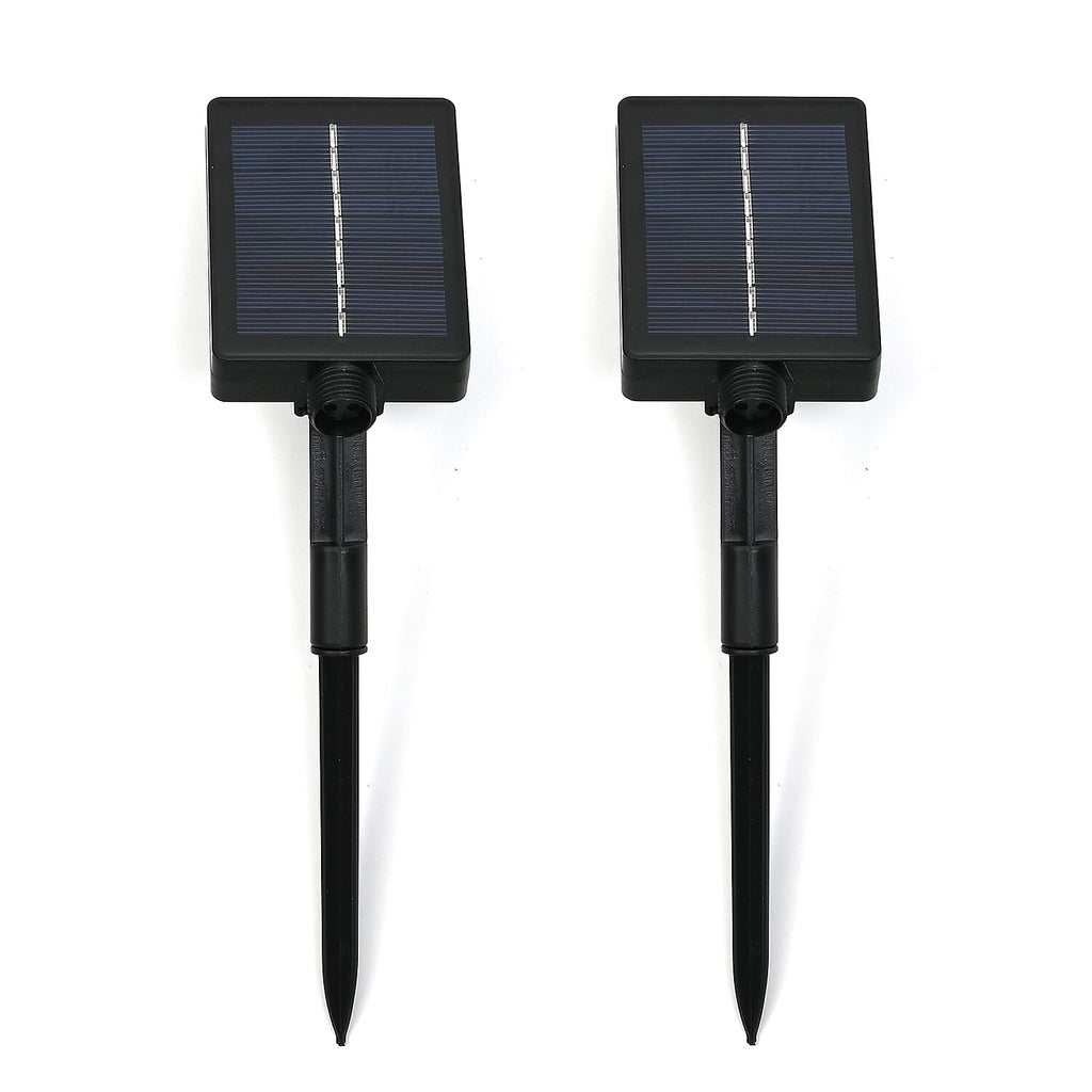 Lowest Price Offer - Set of 4 Solar Butterfly Lights- 6 Warm LEDs, 8 Lighting Modes & 500mah Battery Incl. (70cm) - Black