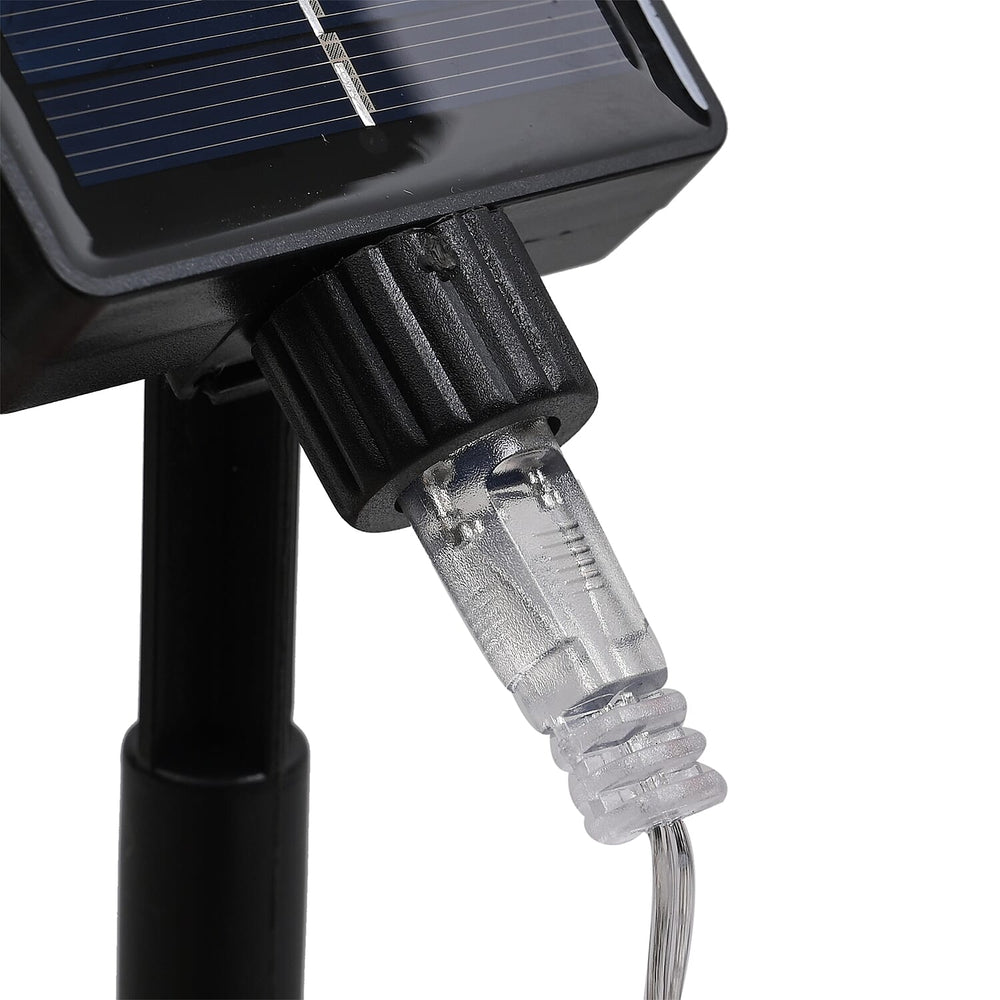 Lowest Price Offer - Set of 4 Solar Butterfly Lights- 6 Warm LEDs, 8 Lighting Modes & 500mah Battery Incl. (70cm) - Black