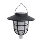 6 Solar Flickering Flame Pathway LED Lights - Grey