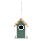 Wooden Bird Mansion (Size 20x15x13 cm) - Green