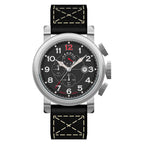 Japanese Mens Watch in Leather