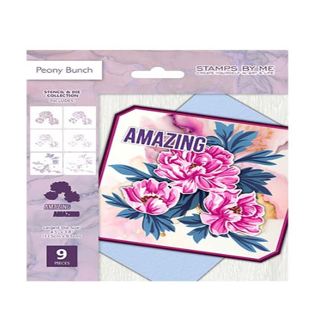PEONY BUNCH - STENCIL AND DIE COLLECTION