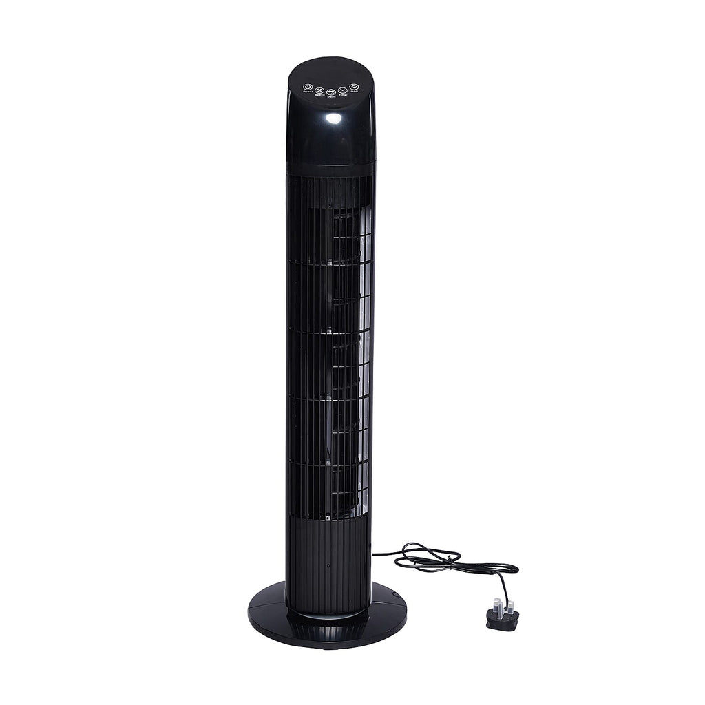 Tower Fan with Remote Control (Size 82X24X12 Cm)