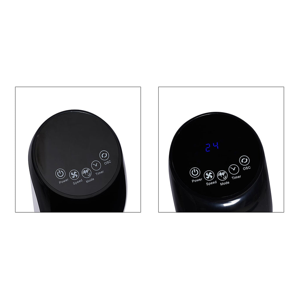 Tower Fan with Remote Control (Size 82X24X12 Cm)