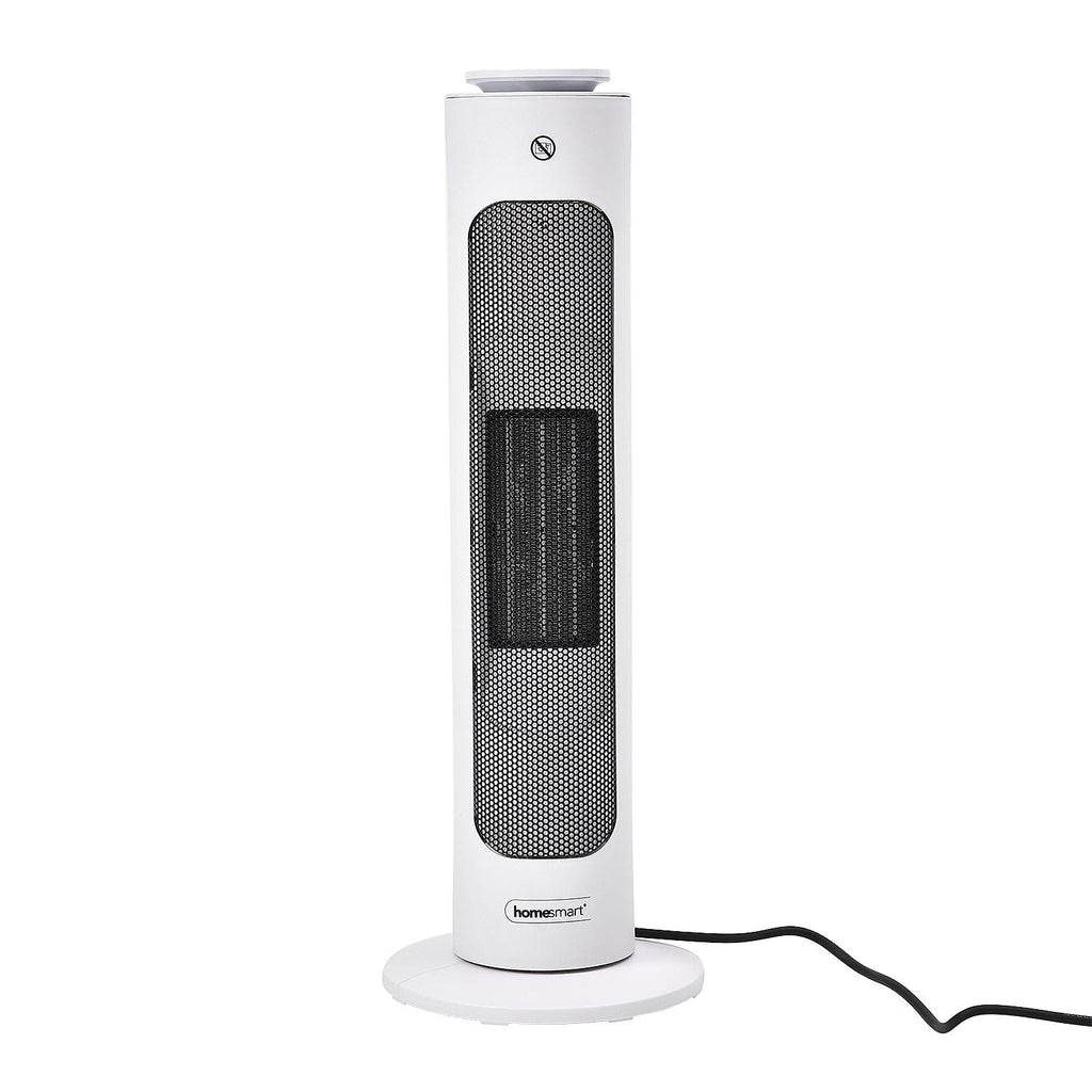 PTC Heater with Remote Control and Light Option (Size 62x22x22 Cm) - Black