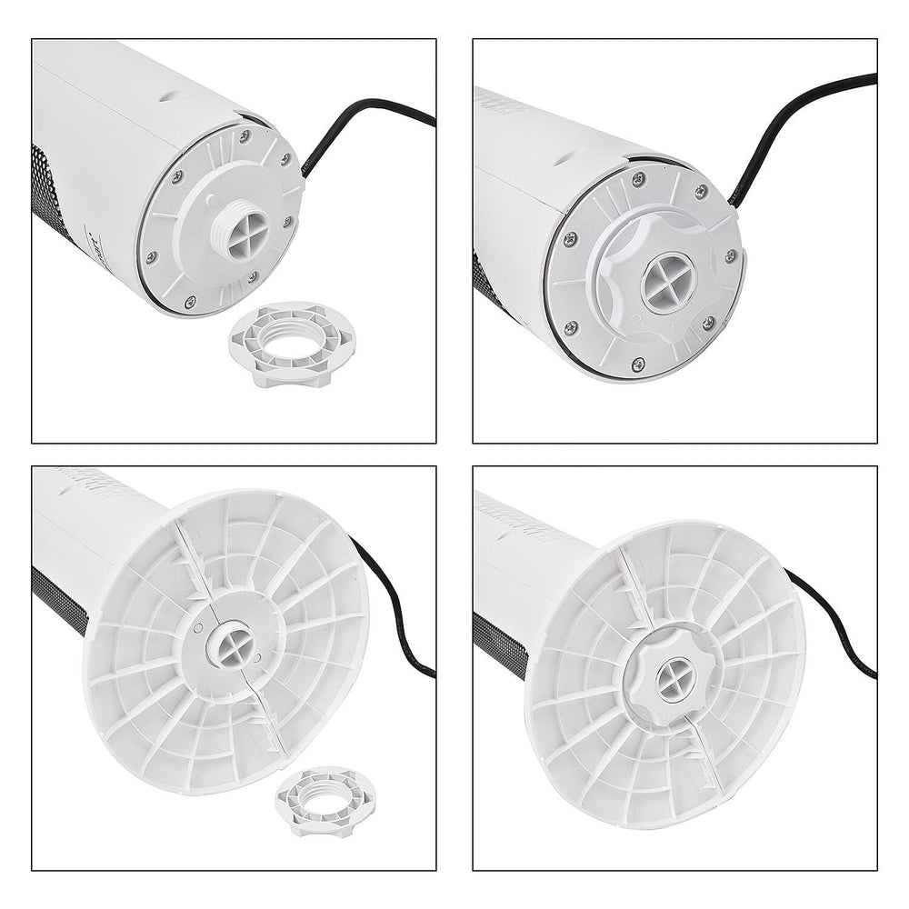 PTC Heater with Remote Control and Light Option (Size 62x22x22 Cm) - Black