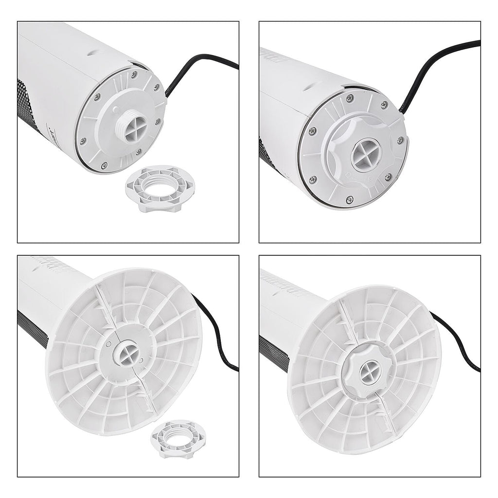 PTC Heater with Remote Control and Light Option (Size 62x22x22 Cm) - Black