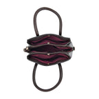 Embossed Rhomboid Handbag with Detachable Shoulder Strap - Coin Bag - Black