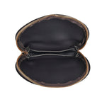 Embossed Rhomboid Handbag with Detachable Shoulder Strap - Coin Bag - Black