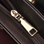Embossed Rhomboid Handbag with Detachable Shoulder Strap - Coin Bag - Pink