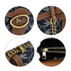 New Designer Launch GUANCHI New York Oval Pattern Crossbody Bag - Blue Oxford
