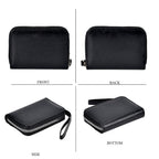 set of 2 - Classic PU Patterned Crossbody Bag (Size 21x7x15 cm) - Black & Black