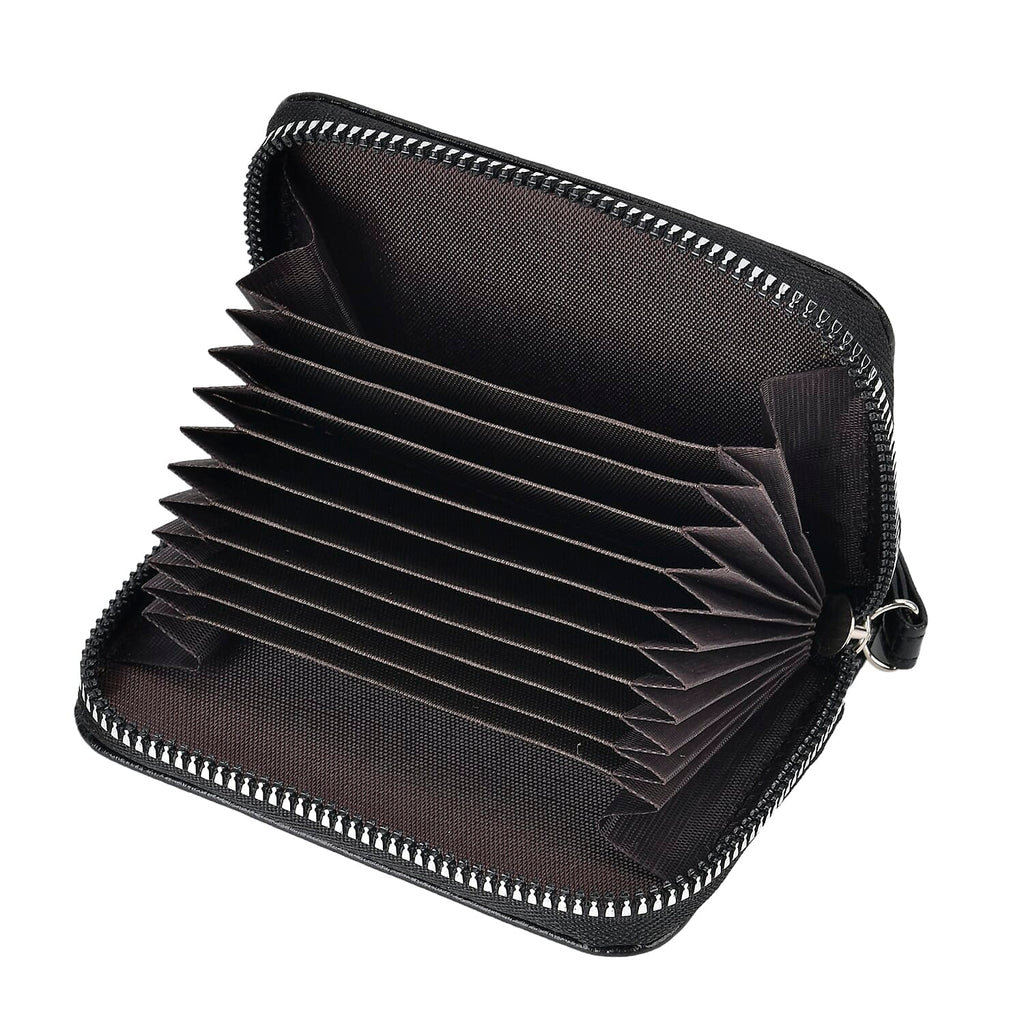 set of 2 - Classic PU Patterned Crossbody Bag (Size 21x7x15 cm) - Black & Black