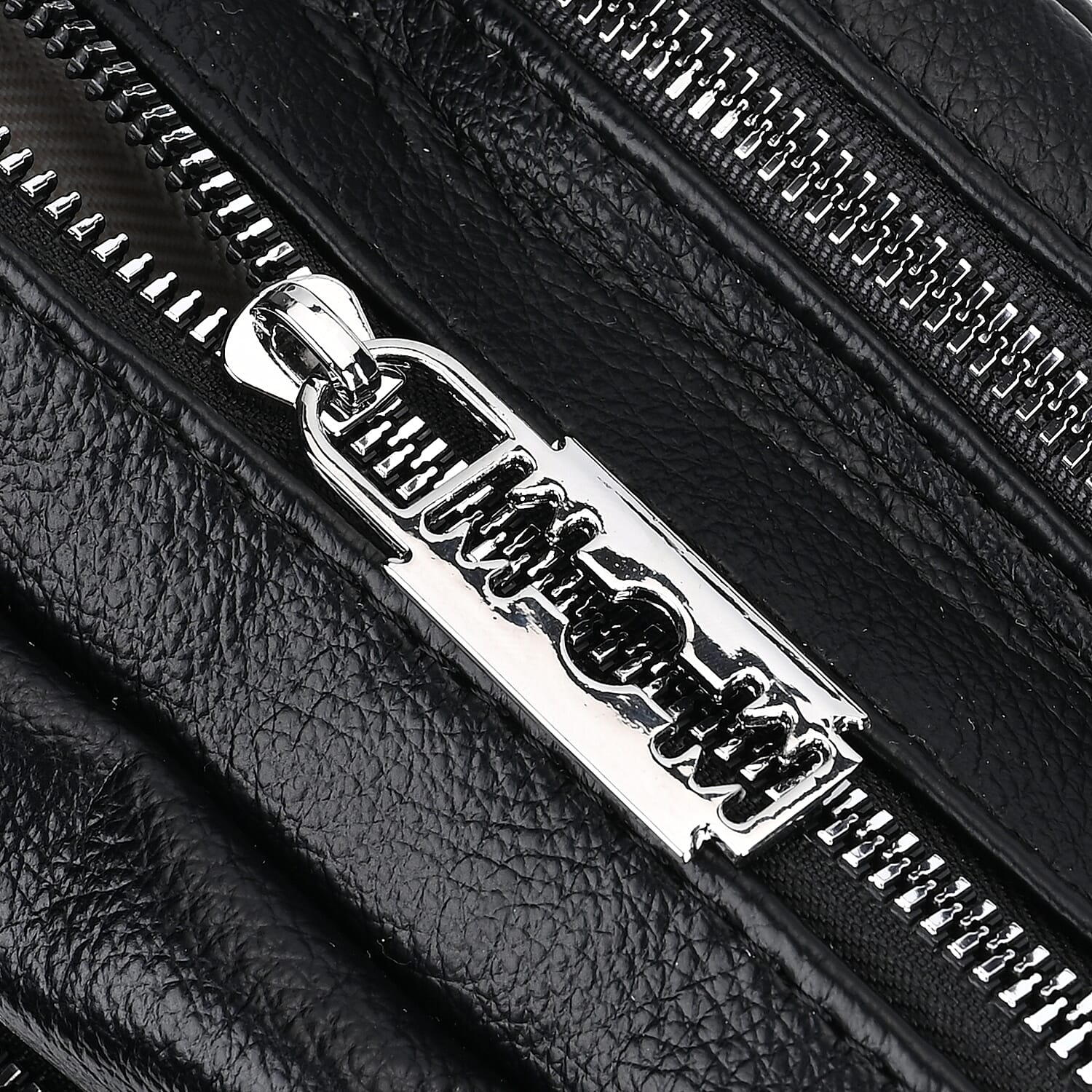 Solid Multi Pocket Crossbody Bag (Size 27x15x19 cm) - Black