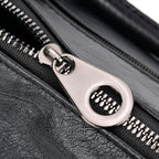 PU Patterned Crossbody Bag (Size 28x14x16 cm) - Black & Black