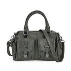 PU Patterned Crossbody Bag (Size 28x14x16 cm) - Green & Black