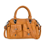 PU Patterned Crossbody Bag (Size 28x14x16 cm) - Yellow & Black