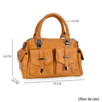 PU Patterned Crossbody Bag (Size 28x14x16 cm) - Yellow & Black