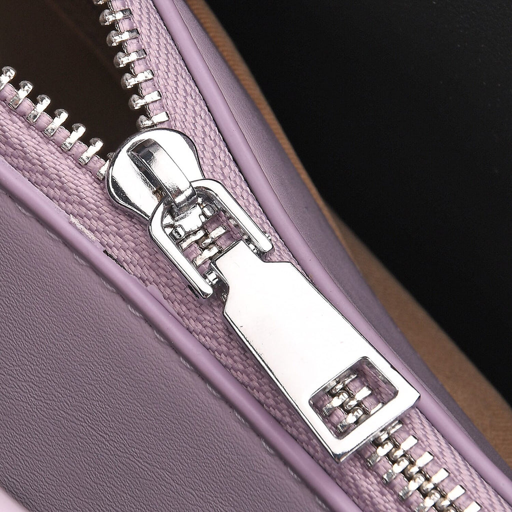 DESIGNER INSPIRED - - Classic Structured Tote Bag - Purple