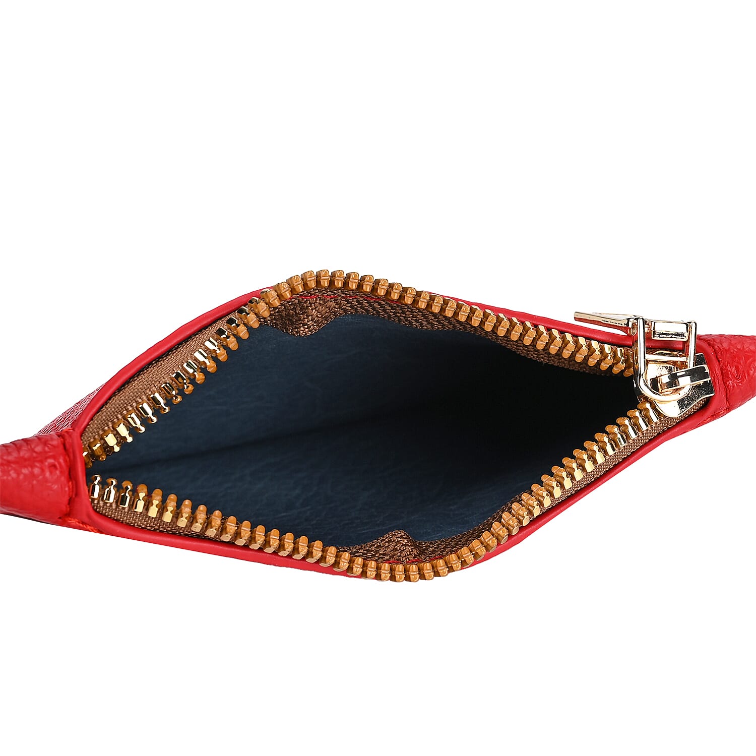 Leatherette Tote Bag with Pouch - Red