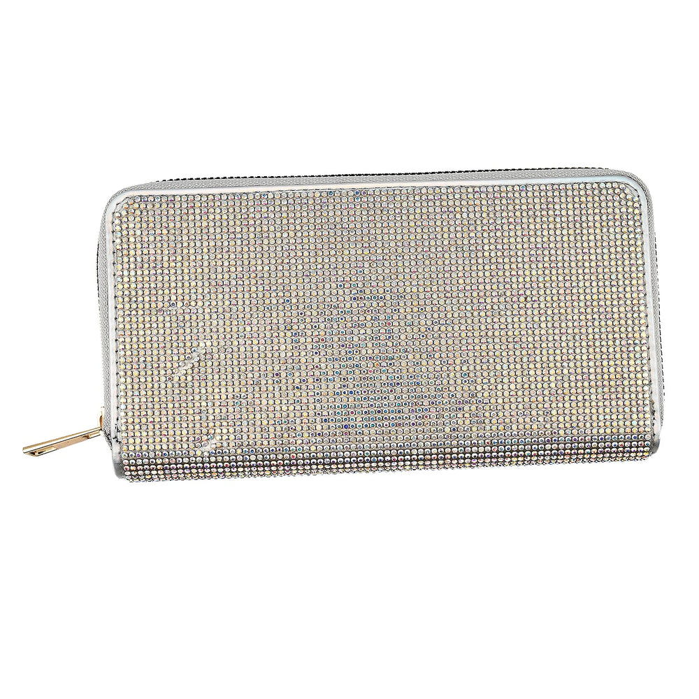 Sparkly Rhinestone Purse (Size 19x2x10 cm) - AB - Green