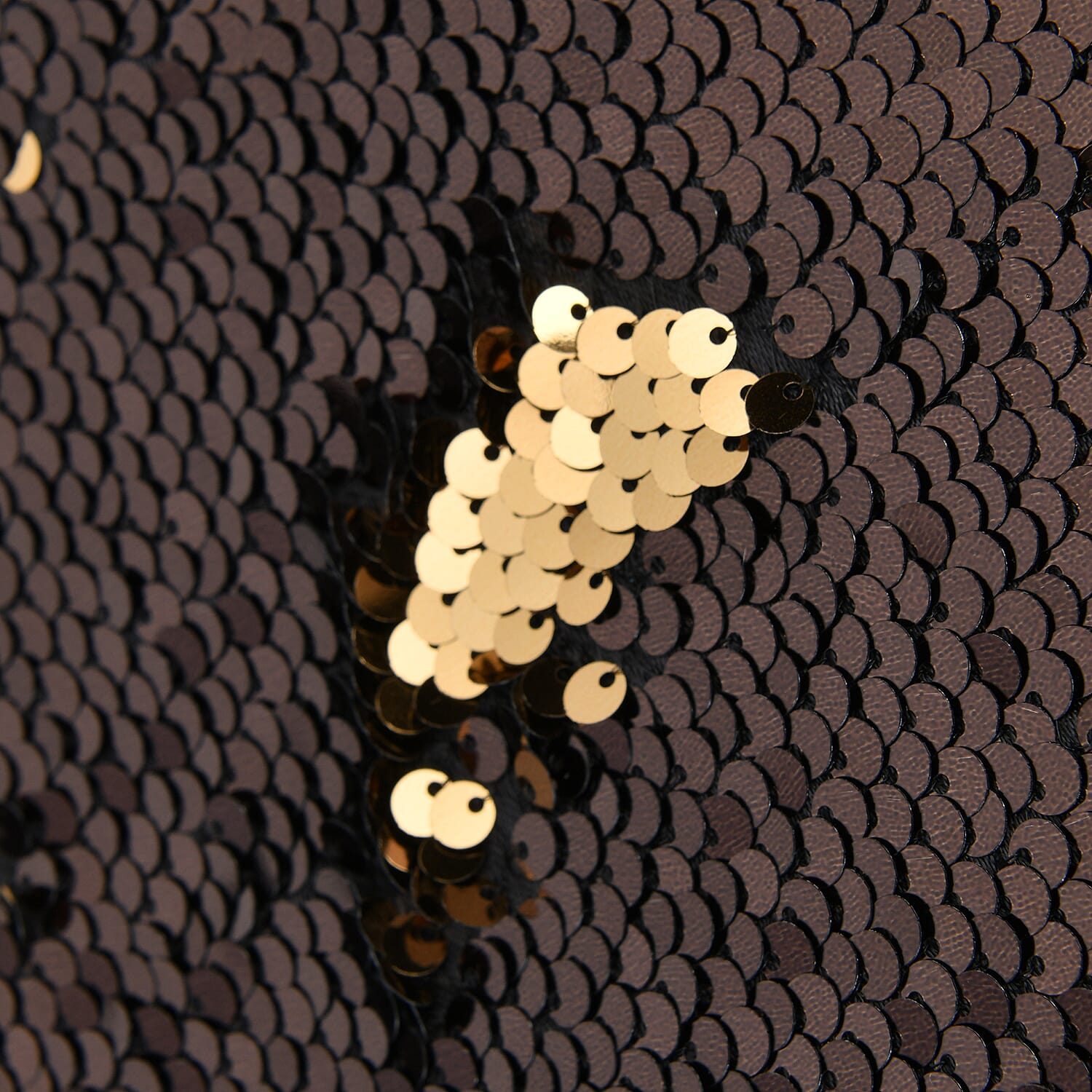 Sequin Tote Bag (Size 45x14x29 cm) - Bronze