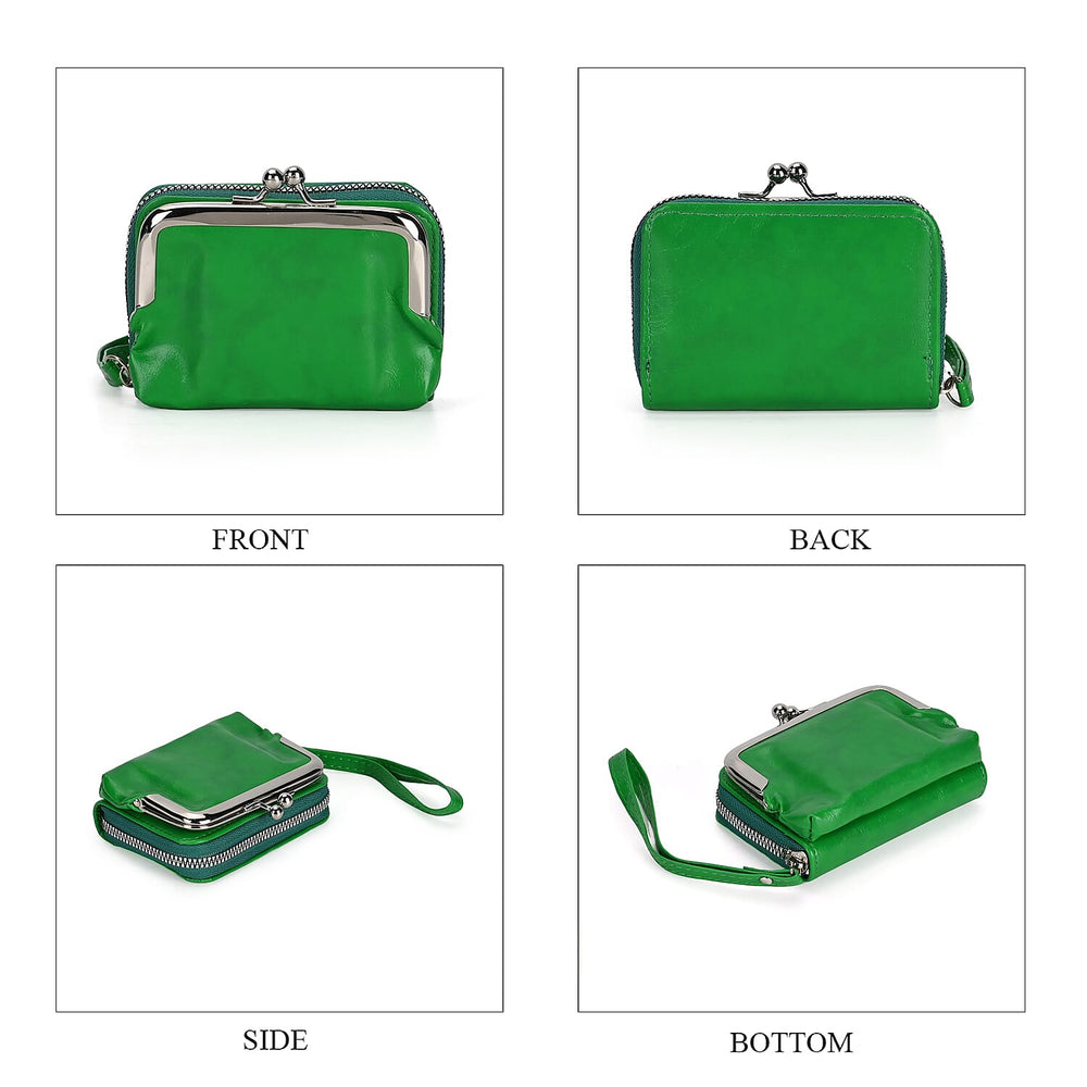 PU Solid Crossbody Bag (Size 13x6x18 cm) - Green