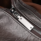 3 in 1 Solid Versatile Styling Crossbody, Shoulder, and Tote Bag (Size 33x13x36 cm) - Silver