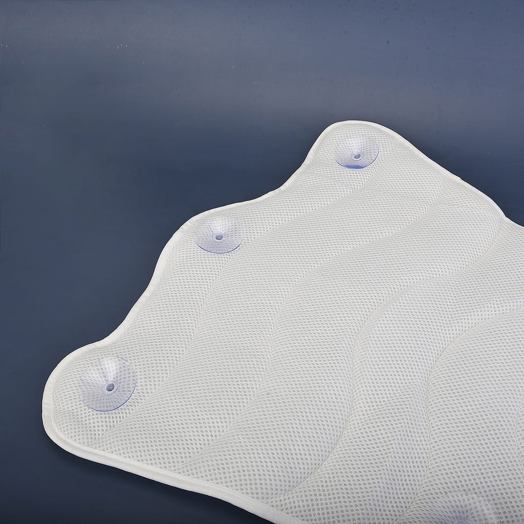 3D Gridding Screen Cloth Bathtub Backpad (Size 115x40Cm)