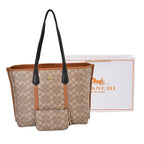 GUANCHI New York Tote Bag With Wristlet - Tan