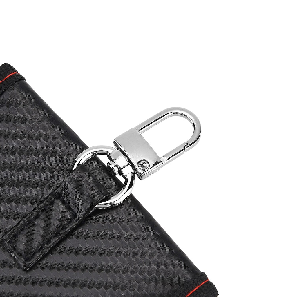 Set of 2 Black RFID Anti-Magnetic Card Holders (Size 14.5x9 cm) - Black
